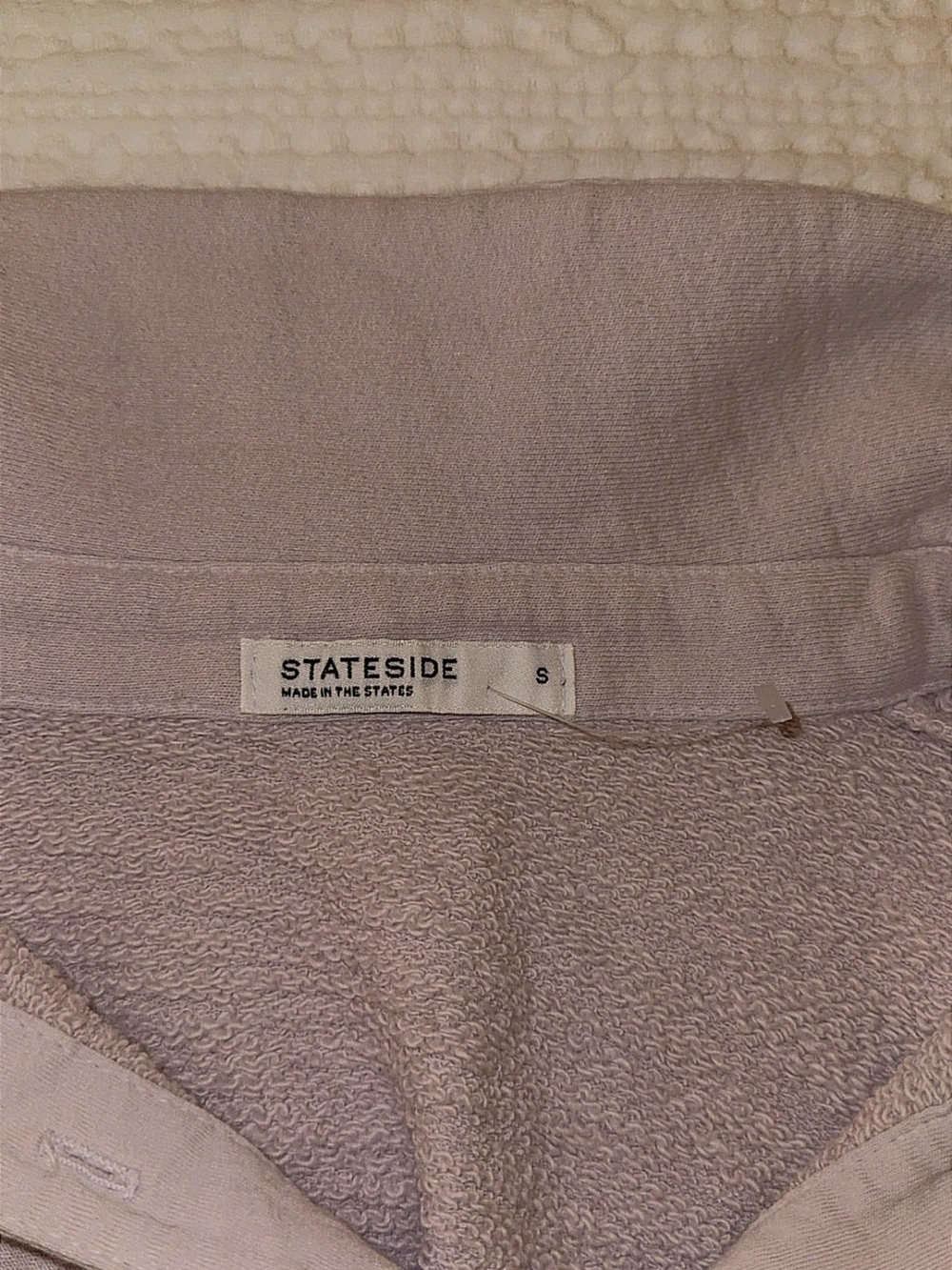 NWOT Stateside French Terry Loop Slub Polo Pullover Small - Picture 7 of 7